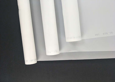 White Color Nylon Mesh Cloth 105CM Width Alga Filter 305 Mesh Count