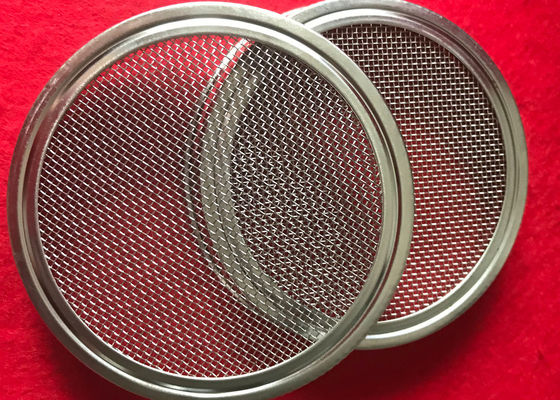 58 Mm Mason Jar Lid Fine Wire Mesh Filter 310 316 304 Material For Glass Bottle