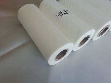 Άσπρο Monofilament πλέγματος εκτύπωσης οθόνης μεταξιού σαφούς ύφανσης 100% νάυλον και χαμηλή ελαστικότητα